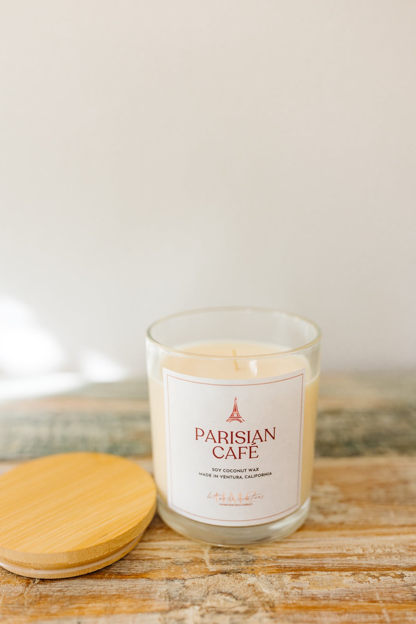 Parisian Cafe | The Global Collection (1-Wick) | Hot Mess Creations — All Natural, Hand Crafted Candles Made in Ventura, California